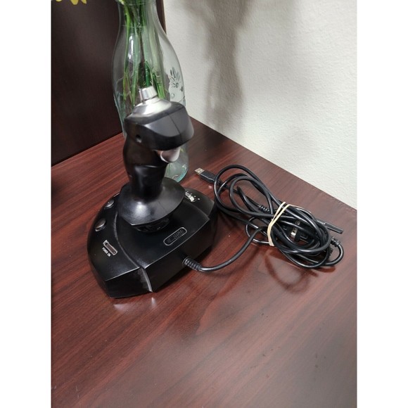 Interact Raider Pro Digital Flight Stick Joystick SV-251 Black With USB Cable - Picture 3 of 3